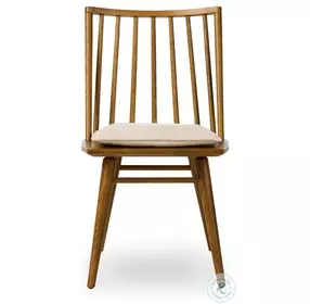 Lewis Sandy Oak Performance Fabric Windsor Chair Set of 2