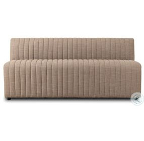 Augustine Crypton Nomad Taupe Performance Fabric 72" Dining Banquette