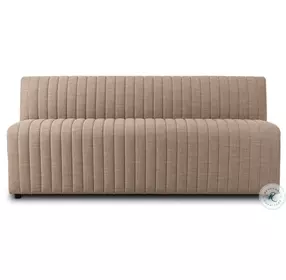 Augustine Crypton Nomad Taupe Performance Fabric 72" Dining Banquette
