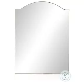 Jacques Antique Brass Irregular Floor Mirror