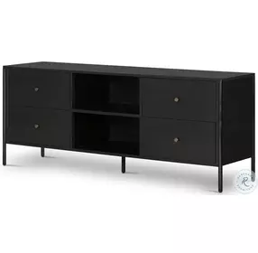 Soto Black Media Console