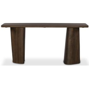 Myla Aged Brown Console Table