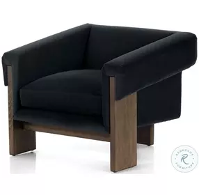 Cairo Modern Velvet Smoke Chair