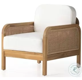 Merit Venao Ivory Performance Fabric Outdoor Chair