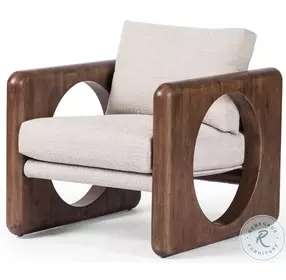 Downey Gibson Wheat Performance Fabric Chair