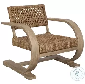 Rehema Natural And Driftwood Accent Chair From Uttermost Coleman