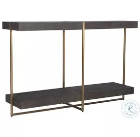 Zyra Dark Walnut Console Table