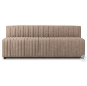 Augustine Crypton Nomad Taupe Performance Fabric 82" Dining Banquette