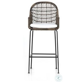 Bandera Distressed Grey Outdoor Bar Stool