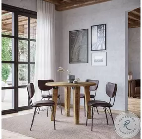 Reclamation Dark Brown 5 Piece Dining Set