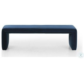 Augustine Sapphire Navy 61" Accent Bench