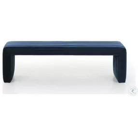 Augustine Sapphire Navy 61" Accent Bench