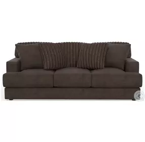 Eagan Chocolate 95" Sofa