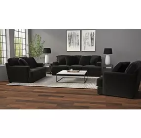 Eagan Black Living Room Set
