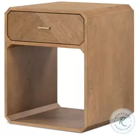 Caspian Natural Ash Veneer Nightstand