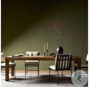 Henry Rustic Grey Veneer Rectangular Dining Room Set