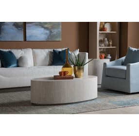 Cassio Creamy White Oval Travertine Top Occassional Table Set