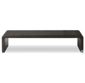 Leo Smoked Black Rectangular Coffee Table