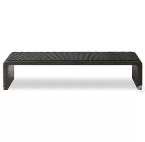 Leo Smoked Black Rectangular Coffee Table