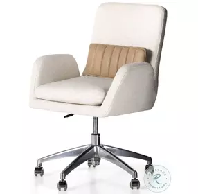 Leda Omari Natural Performance Fabric Desk Chair