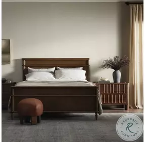 Toulouse Toasted Oak Veneer Bedroom Set