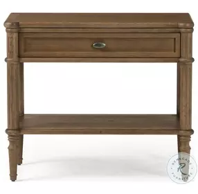 Toulouse Toasted Oak 1 Drawer Nightstand