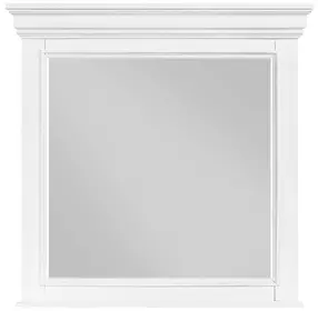 York White Rectangular Dresser Mirror