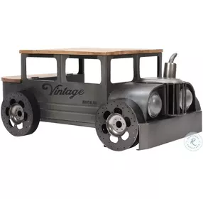 Glory Days Gray and Brown Roadie 41" Vintage Truck Cocktail Table