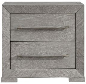 Owen Gray 2 Drawer Nightstand