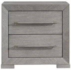 Owen Gray 2 Drawer Nightstand