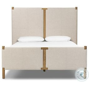 Salado Antigo Natural Performance Fabric Queen Upholstered Bed