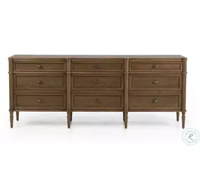 Toulouse Toasted Oak Veneer 9 Drawer Dresser