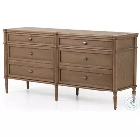 Toulouse Toasted Oak 6 Drawer Dresser