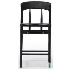 Buxton Black Oak Counter Height Stool