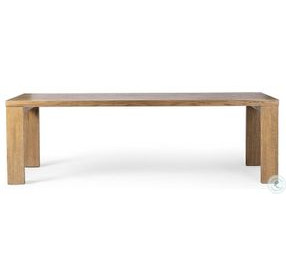 Millie Drifted Oak Solid 96" Rectangular Dining Table