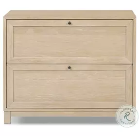 Millie Light Bleach Oak Veneer 2 Drawer Nightstand