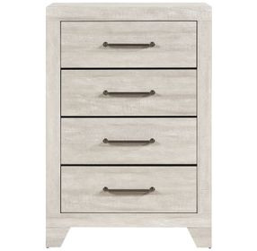 Aspen Dusty Gray Oak 4 Drawer Chest