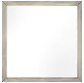 Everett Gray Square Dresser Mirror