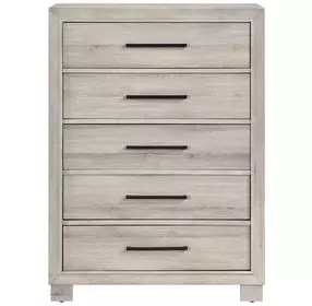 Everett Gray 5 Drawer Chest
