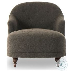 Marnie Knoll Mink Performance Fabric 32" Upholstered Chaise Lounge