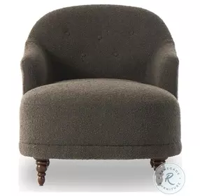 Marnie Knoll Mink Performance Fabric 32" Upholstered Chaise Lounge
