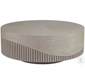 Daybreak Light Taupe Round Cocktail Table
