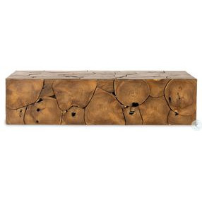 Tomlin Teak Root Rectangular Outdoor Coffee Table
