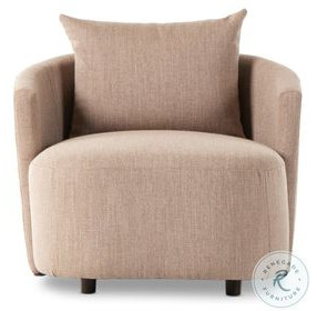 Farrah Alcala Fawn Performance Fabric 39" Upholstered Chaise Lounge