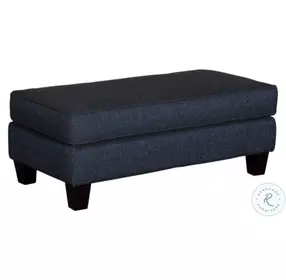 Truth or Dare Navy Ottoman