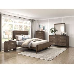 Emmett Dark Walnut Panel Bedroom Set