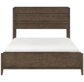 Emmett Dark Walnut Queen Panel Bed