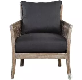 Encore Lush Dark Gray Arm Chair