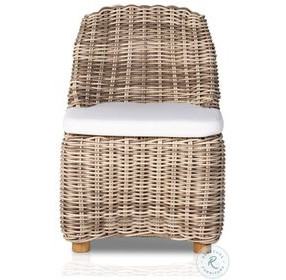 Messina Chunky Sand Woven Outdoor Dining Chair Set of 2