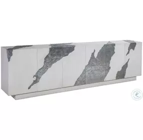 Contago Nordic White Long TV Stand